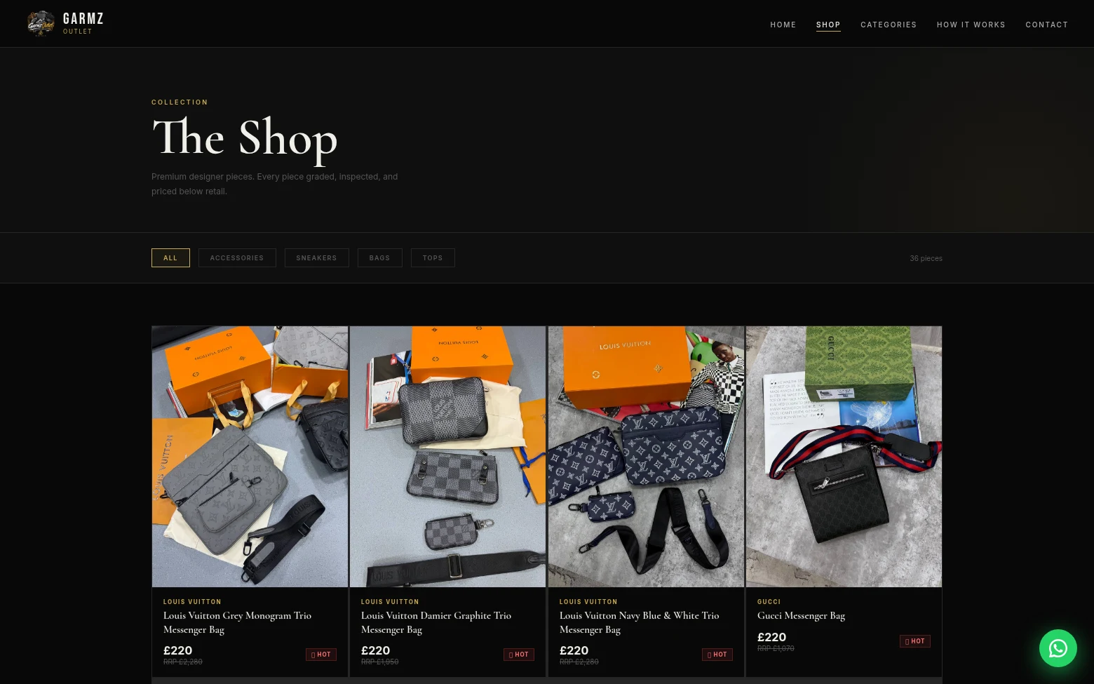 Garmz Outlet shop